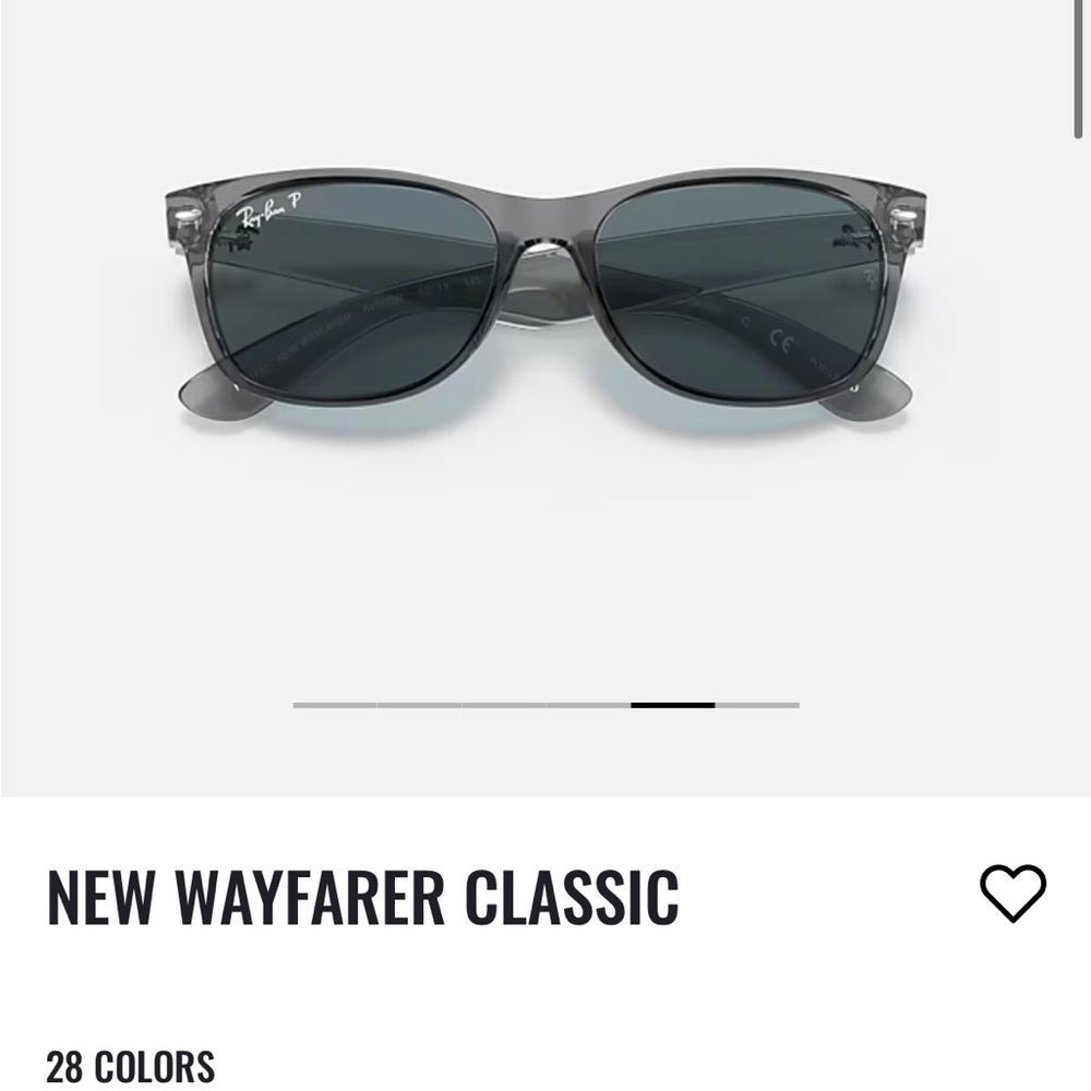 Ray-Ban New Wayfarer Unisex Sunglasses with Case - Picture 4 of 9